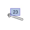 Śruba wahacza tylnego 11102421 (Signum, Vectra C) Śruba wahacza tylnego 11102421 (Signum, Vectra C)