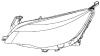 Reflektor lewy ASTRA J (AC1)(halogenowy) Reflektor lewy ASTRA J (AC1)(halogenowy)