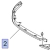 Spoiler zderzaka przedniego, prawy 13387156 (Astra J) Spoiler zderzaka przedniego, prawy 13387156 (Astra J)