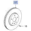 Tarcza hamulcowa przednia 17 cali, 321mm (Insignia A) Tarcza hamulcowa przednia 17 cali, 321mm (Insignia A)