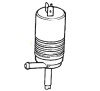 Pompa spryskiwacza szyby (1 wyjście) ASTRA F/CORSA B/OMEGA A,B..