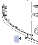 Nakładka, listwa zderzaka przedniego, prawa 22787167 (Insignia A Nakładka, listwa zderzaka przedniego, prawa 22787167 (Insignia A