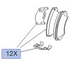 Klocki hamulcowe przednie (Astra J, Insignia A, Zafira C) Klocki hamulcowe przednie (Astra J, Insignia A, Zafira C)