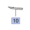 Wypraska, listwa lewa zderzaka przedniego 39020289 (Insignia B) Wypraska, listwa lewa zderzaka przedniego 39020289 (Insignia B)