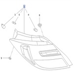 Lampa tylna 39024200 (Insignia A) Lampa tylna 39024200 (Insignia A)