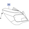Lampa tylna, lewa 39090647 (Corsa E) Lampa tylna, lewa 39090647 (Corsa E)