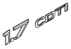 Napis "1.7 CDTI" na tył CORSA C/MERIVA A