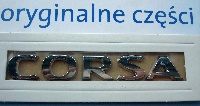 Napis "CORSA" na tył CORSA D.