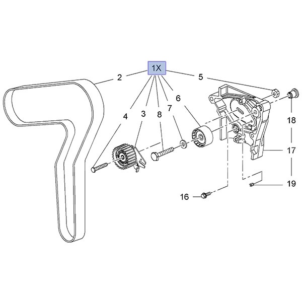 Zestaw rozrządu diesel (Astra J, Cascada, Insignia A, Zafira C)