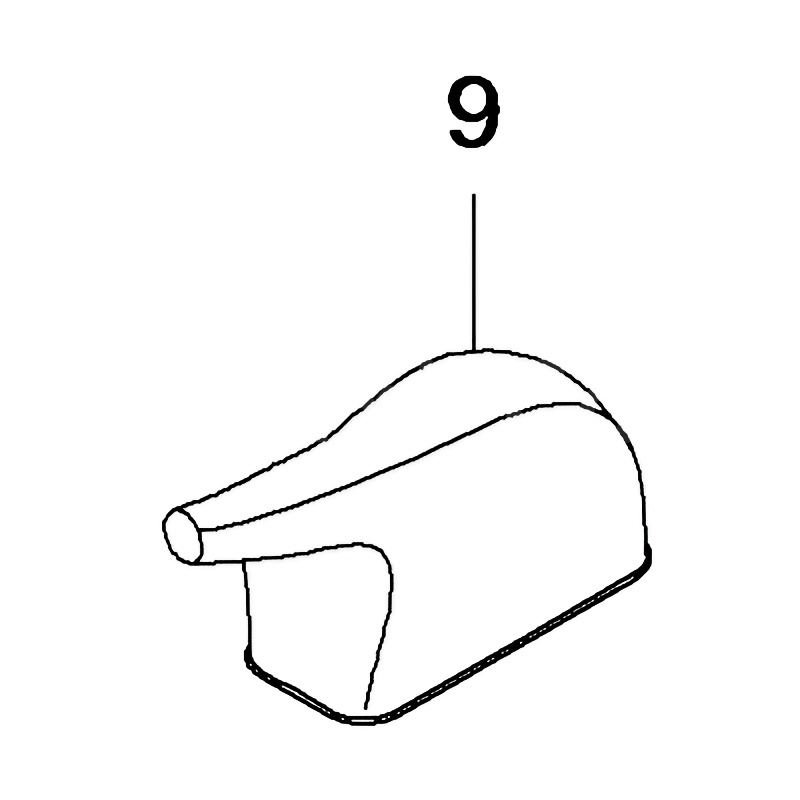 Osłona dźwigni hamulca ręcznego 95530814 (Movano B)