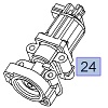 Zawór EGR (Astra H, J, Corsa D, Meriva B, Zafira B) Zawór EGR (Astra H, J, Corsa D, Meriva B, Zafira B)