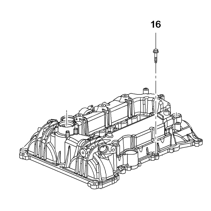 Śruba M6 11547061 (Adam, Astra K, Corsa E, Insignia B, Karl, Mokka / Mokka X)