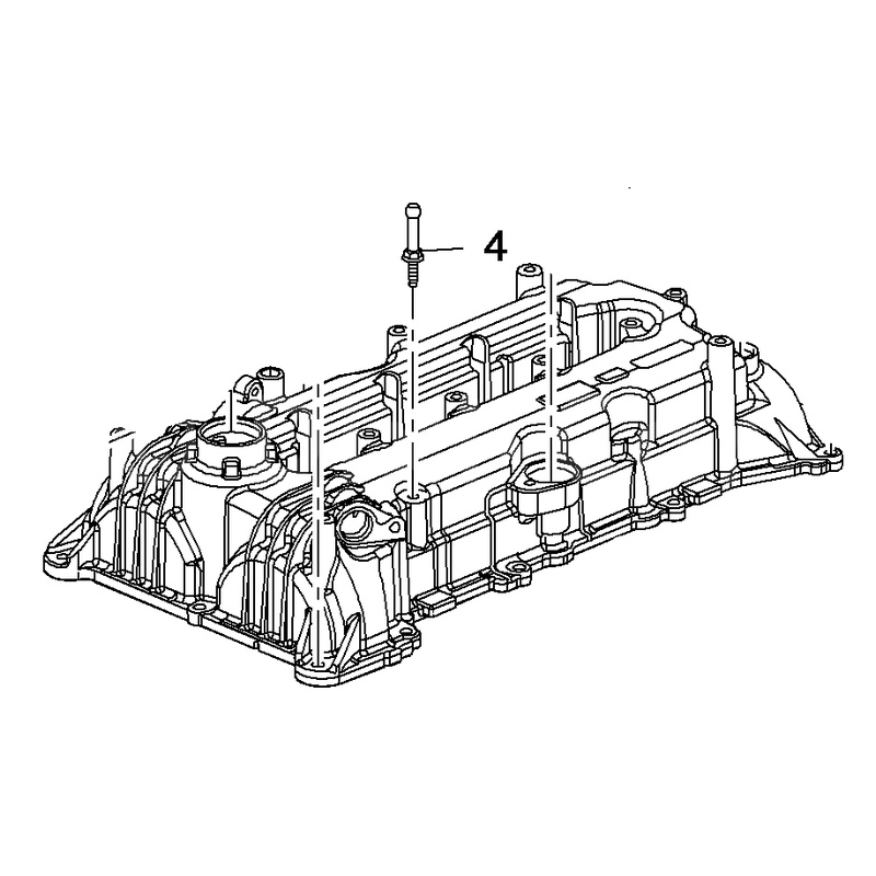 Śruba pokrywy zaworów 11588967 (Astra K)
