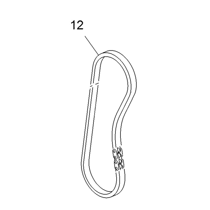 Łańcuch pompy oleju 12636528 (Astra K, Insignia B, Mokka)