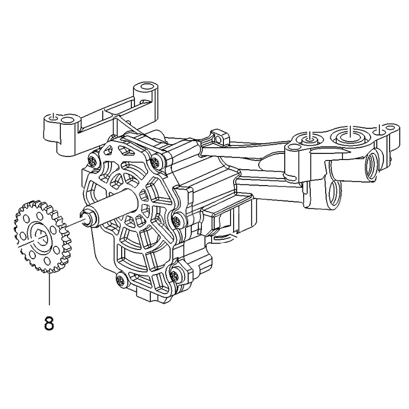 Koło zębate pompy oleju silnika 12636531 (Astra K, Insignia B, Mokka)