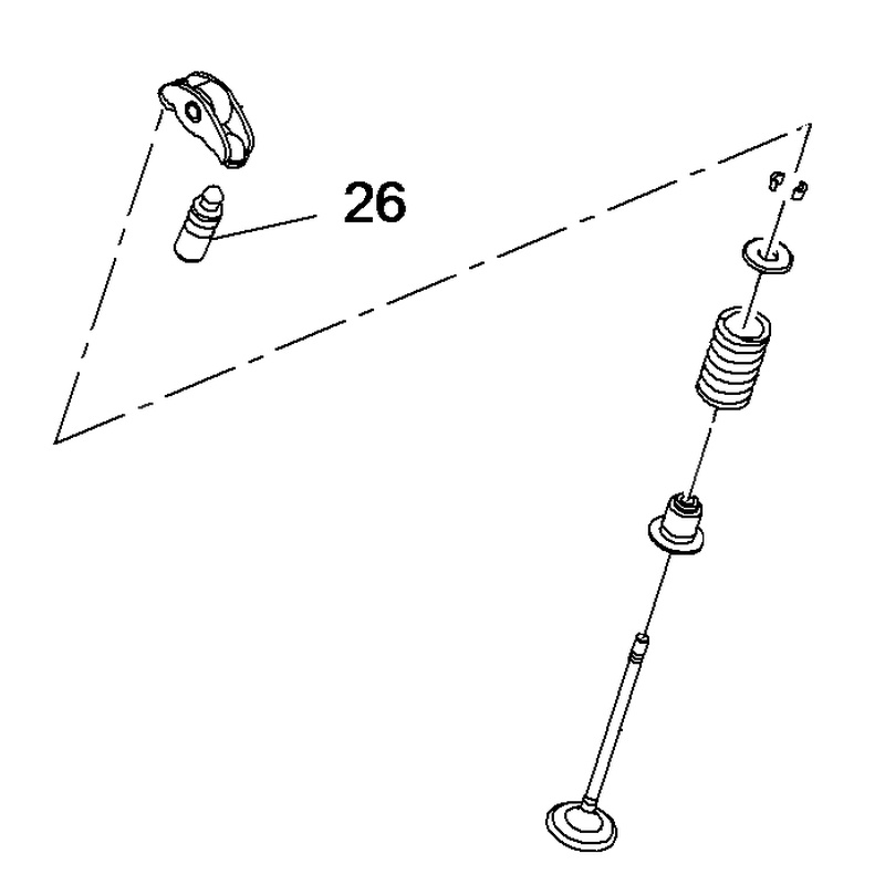 Popychacz zaworowy 12663277 (Astra K, Insignia B)