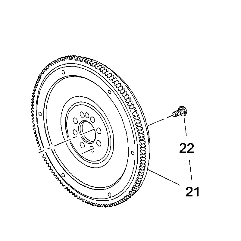 Koło zamachowe 1.0, 1.4L 12672782 (Astra K)