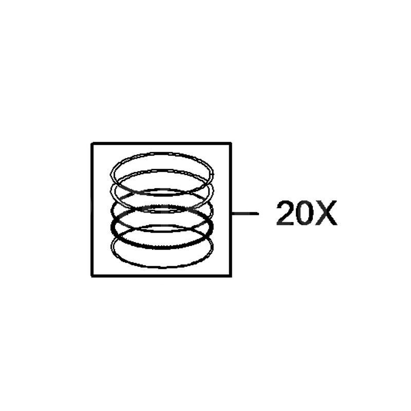 Pierścienie tłokowe 1.4L 12689005 (Astra K)