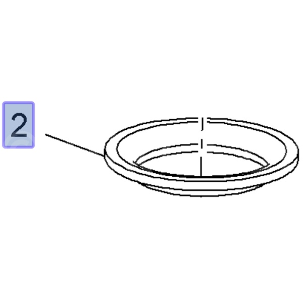 Podkładka guma sprężyny przedniej, górna 13219091 (Insignia A)