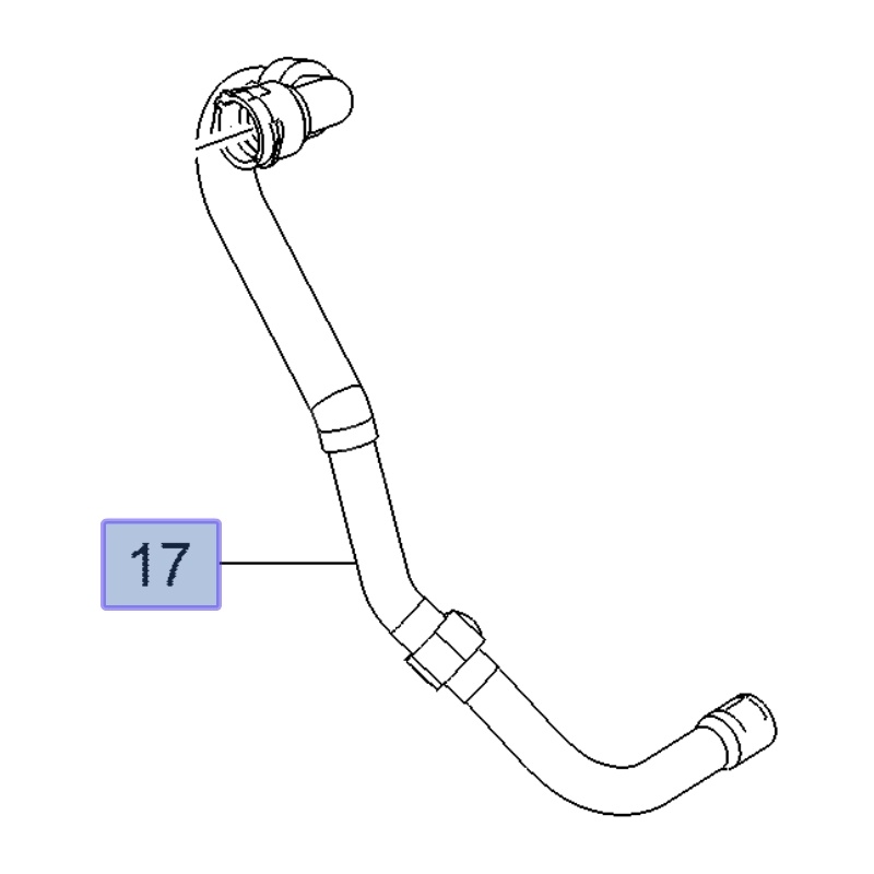 Wąż, rura zbiornika wyrównawczego 13220147 (Insignia A)