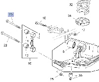 Śruba tylnego wahacza górna (Insignia A)