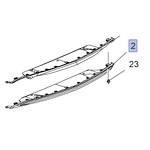 Nakładka zderzaka tylnego 13269400 (Insignia A Hatchback) Nakładka zderzaka tylnego 13269400 (Insignia A Hatchback)
