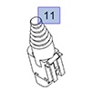 Czujnik otwarcia maski 13325686 (Adam, Antara, Corsa D, E, Meriv Czujnik otwarcia maski 13325686 (Adam, Antara, Corsa D, E, Meriv