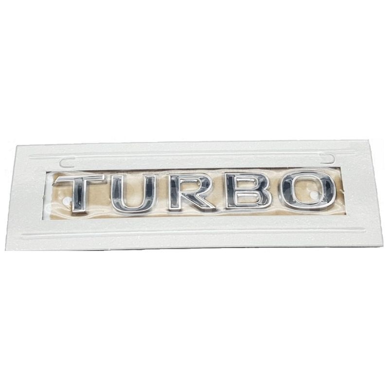 Napis "TURBO" na tył ASTRA K (V)(czarny)