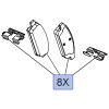 Klocki hamulcowe tylne 13473428 (Astra J, Cascada, Zafira C) Klocki hamulcowe tylne 13473428 (Astra J, Cascada, Zafira C)