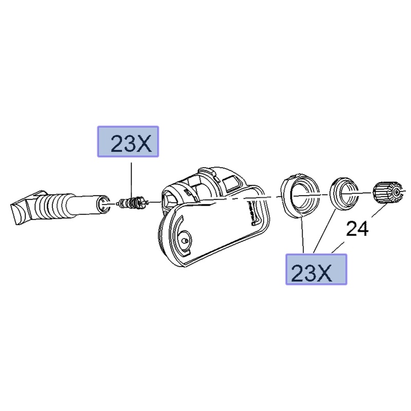 Zestaw naprawczy czujnika ciśnienia 13507403 (Adam, Astra J, Corsa D, E, Insignia A, Zafira B, C)