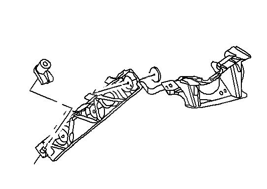 Ślizg zderzaka tylny ASTRA J hatchback (lewy)