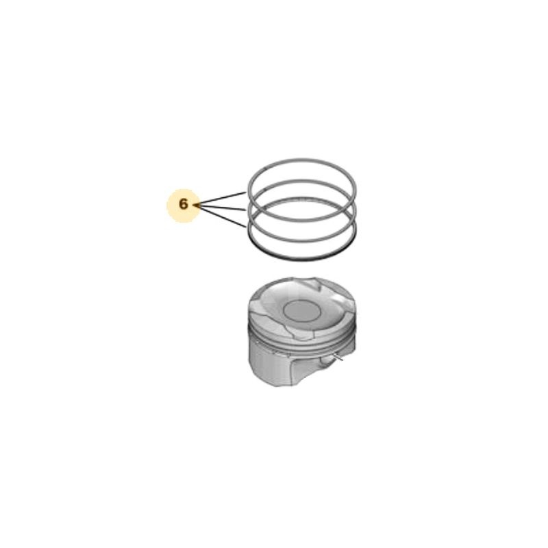 Zestaw pierścieni tłokowych 1626728180 (Corsa F)