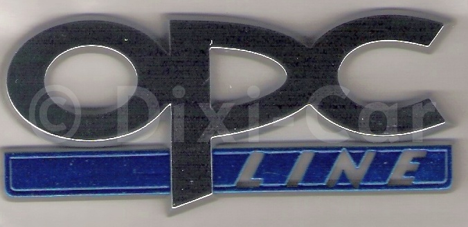 Napis "OPC Line" na drzwi przednie Astra III, Corsa D, Meriva, T