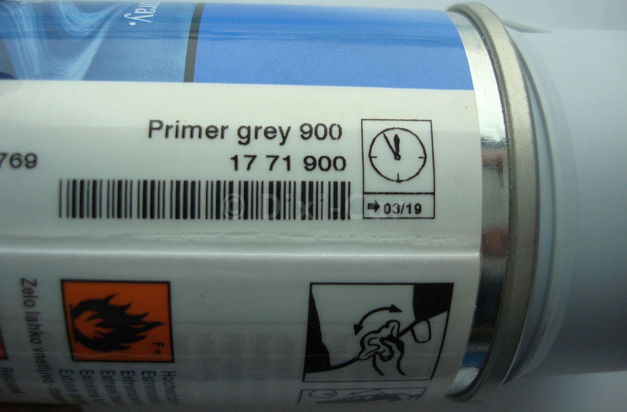 Farba podkładowa szara w aerozolu 150 ml