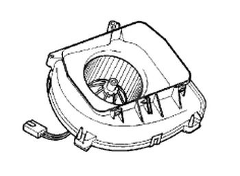Silnik wentylatora ogrzewania z obudową Corsa C, Tigra B