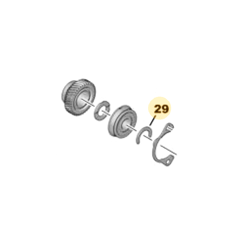 Pierścień oporowy łożyska 2318A1 (Corsa F)
