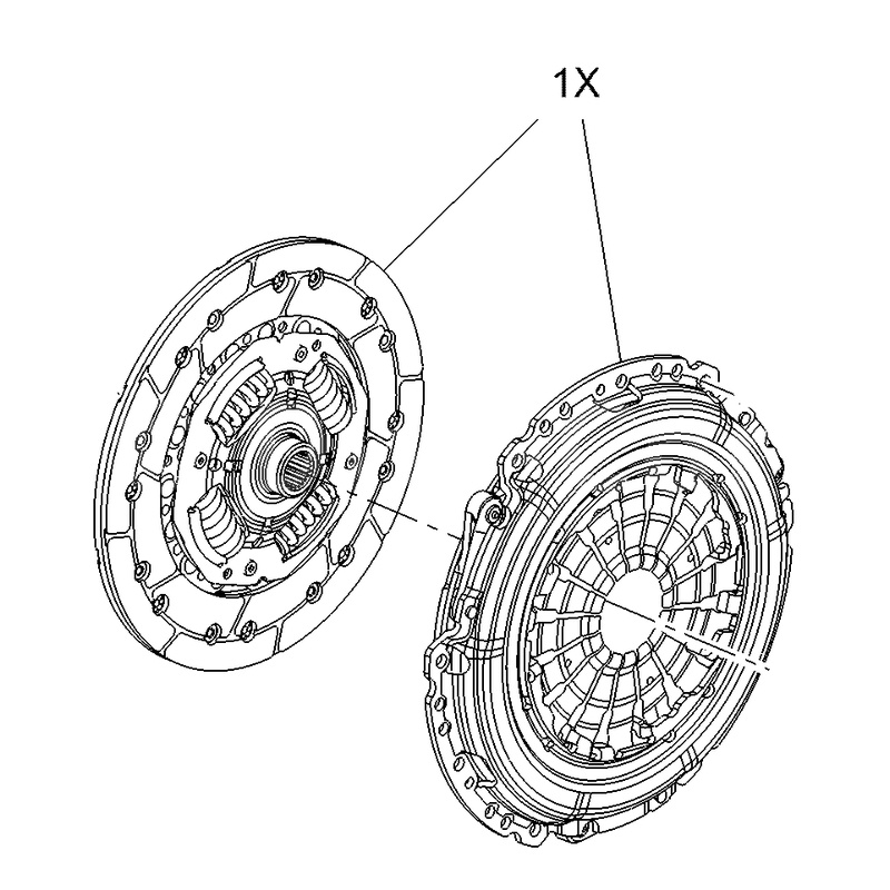 Zestaw sprzęgła 24266041 (Astra K)