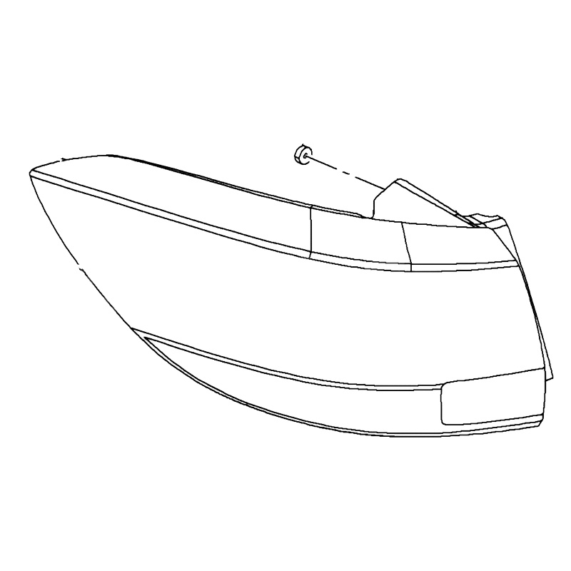 Uszczelka lampy tylnej 39022595 (Astra K)