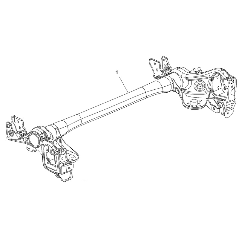 Belka tylnego zawieszenia 39154146 (Astra K)