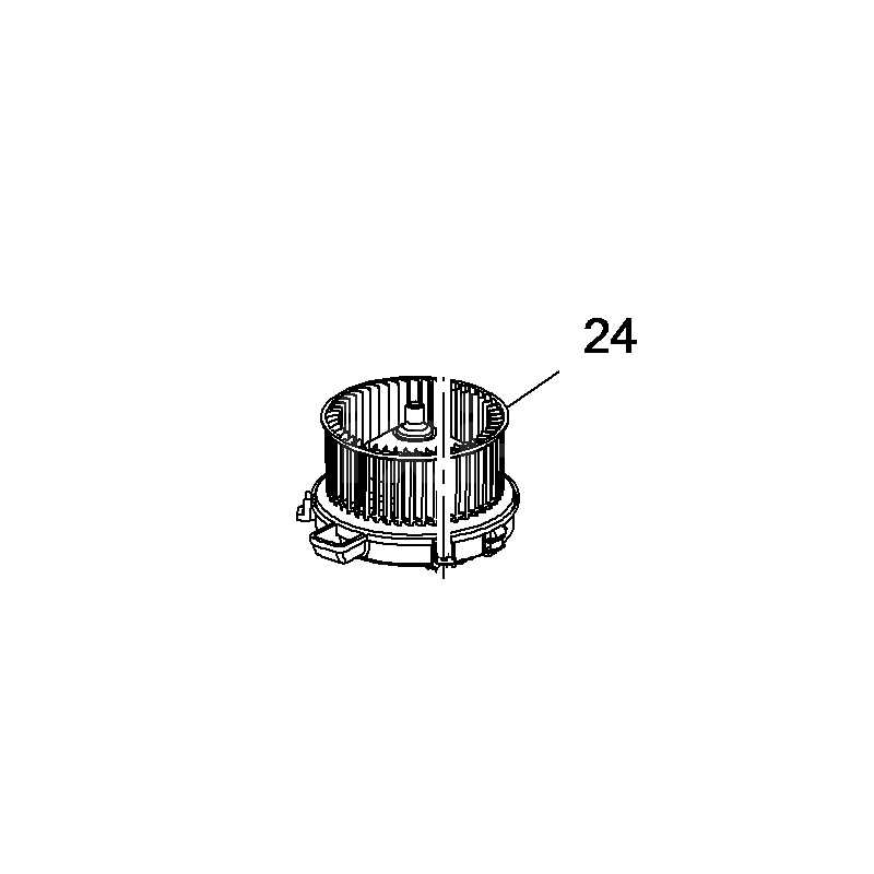 Wentylator nagrzewnicy, dmuchawa 39240617 (Astra K)