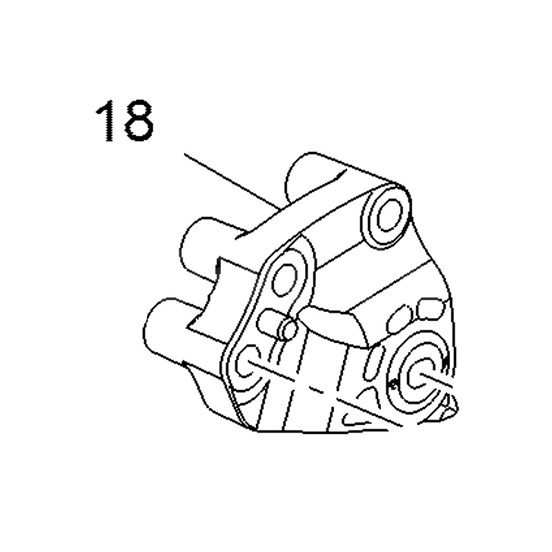 Łapa, wspornik silnika 42496584 (Astra K)