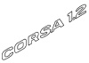 Napis "CORSA 1.2" na tył CORSA C