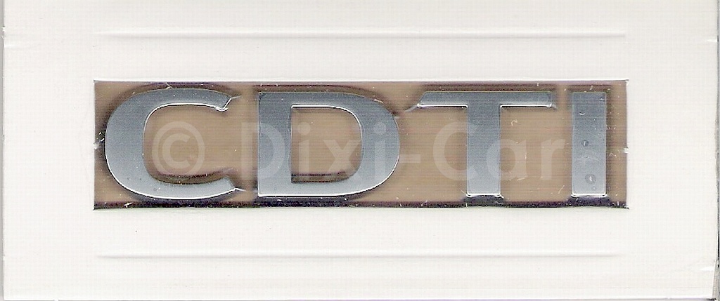 Napis "CDTI" na tył ASTRA H/ZAFIRA B/VECTRA C