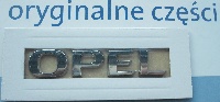 Napis "OPEL" na tył Corsa D, Signum, Vectra C po 2006 roku.