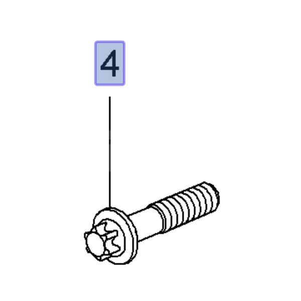 Śruba TORX koła pasowego (Astra H, J, Combo D, Corsa C, D, E)