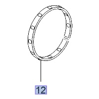 Uszczelka zaworu zespolonego 55485321 (Astra K, Insignia B)