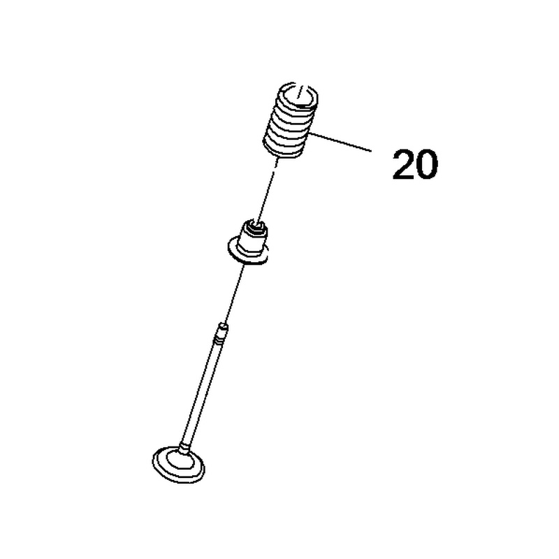 Sprężyna zaworu 55487703 (Astra K)