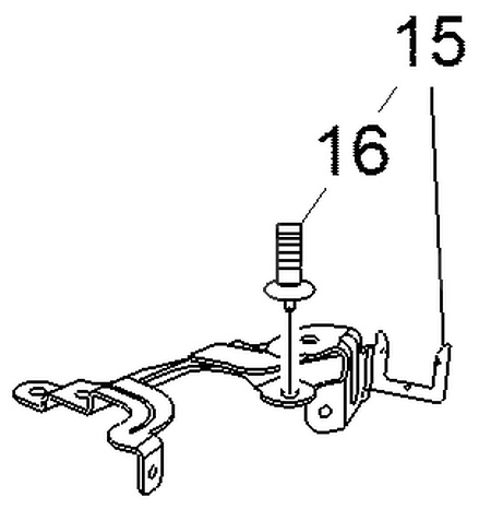 Wspornik sondy lambda 55489558 (Astra J, K, Insignia A, B, Meriva B, Mokka / Mokka X, Zafira C)