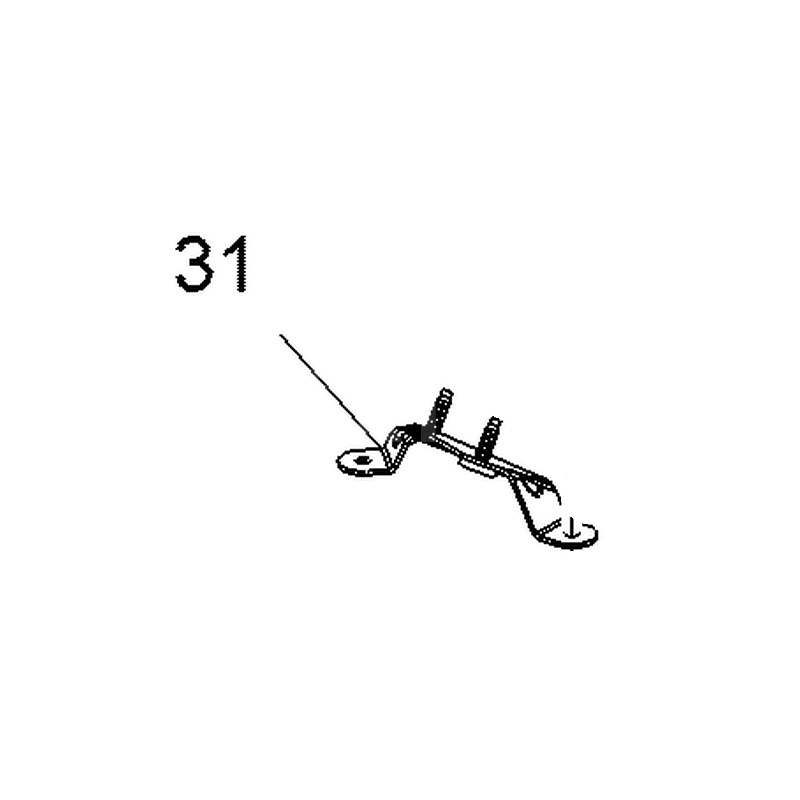 Uchwyt mocowanie wspornik sonda nox czujnik 55501501 (Astra K)