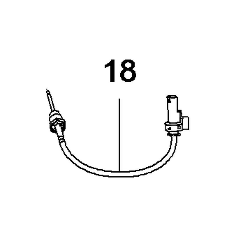 Czujnik temperatury spalin 55505563 (Astra K, Cascada, Insignia B, Zafira C)
